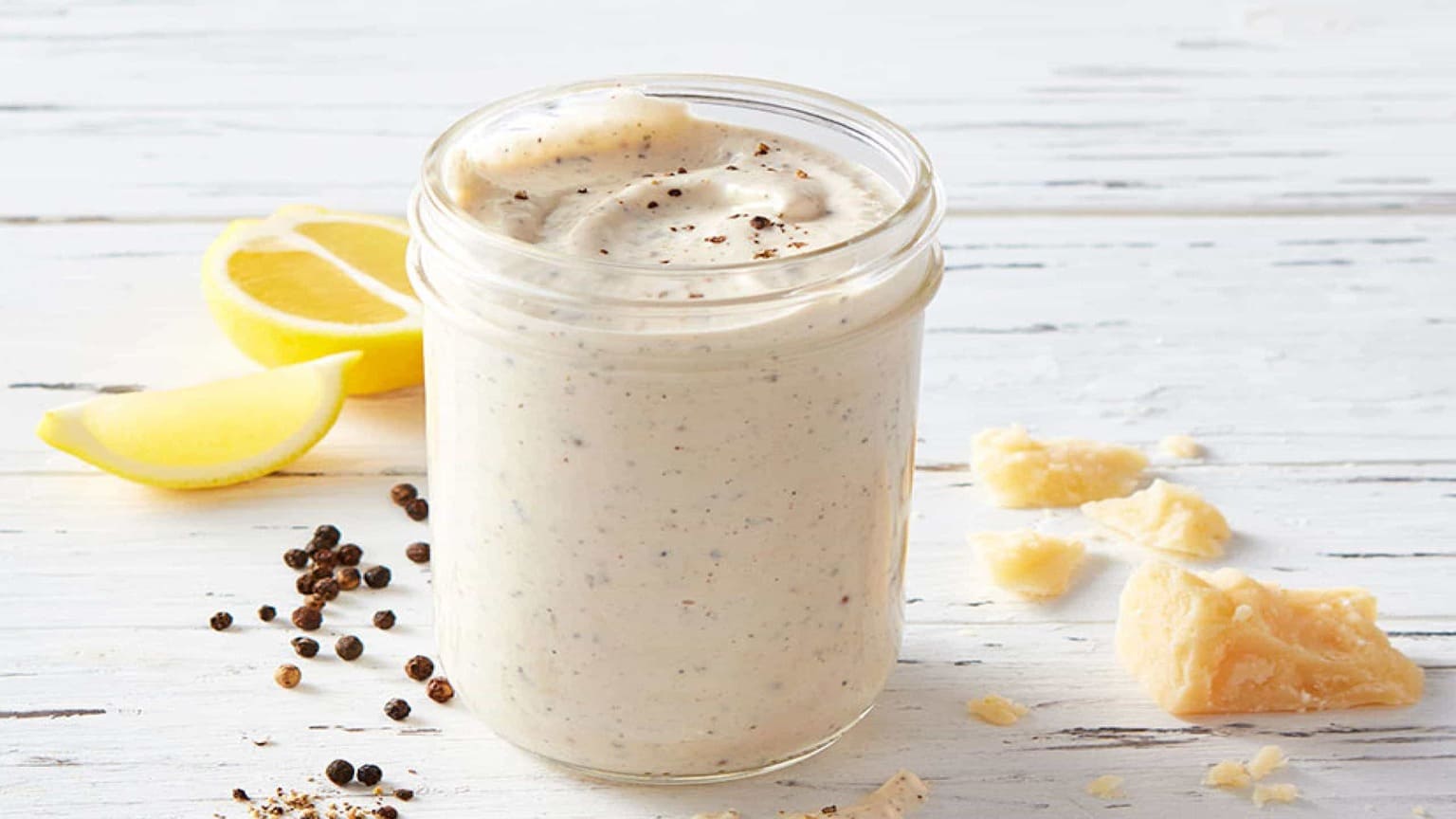 Peppercorn Parmesan dressing